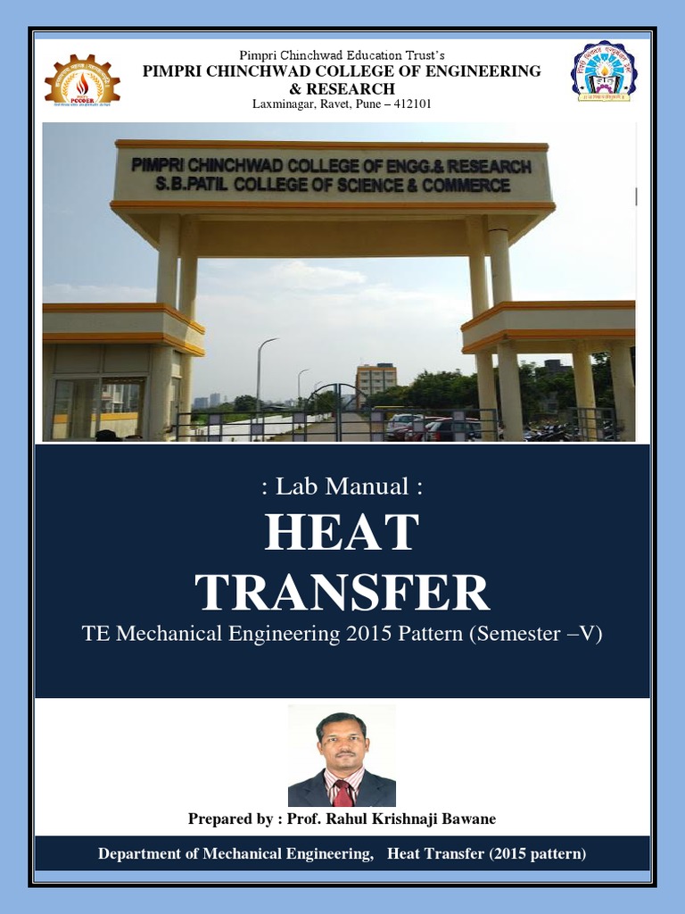 Heat Transfer Lab Manual PDF Heat Transfer Convection