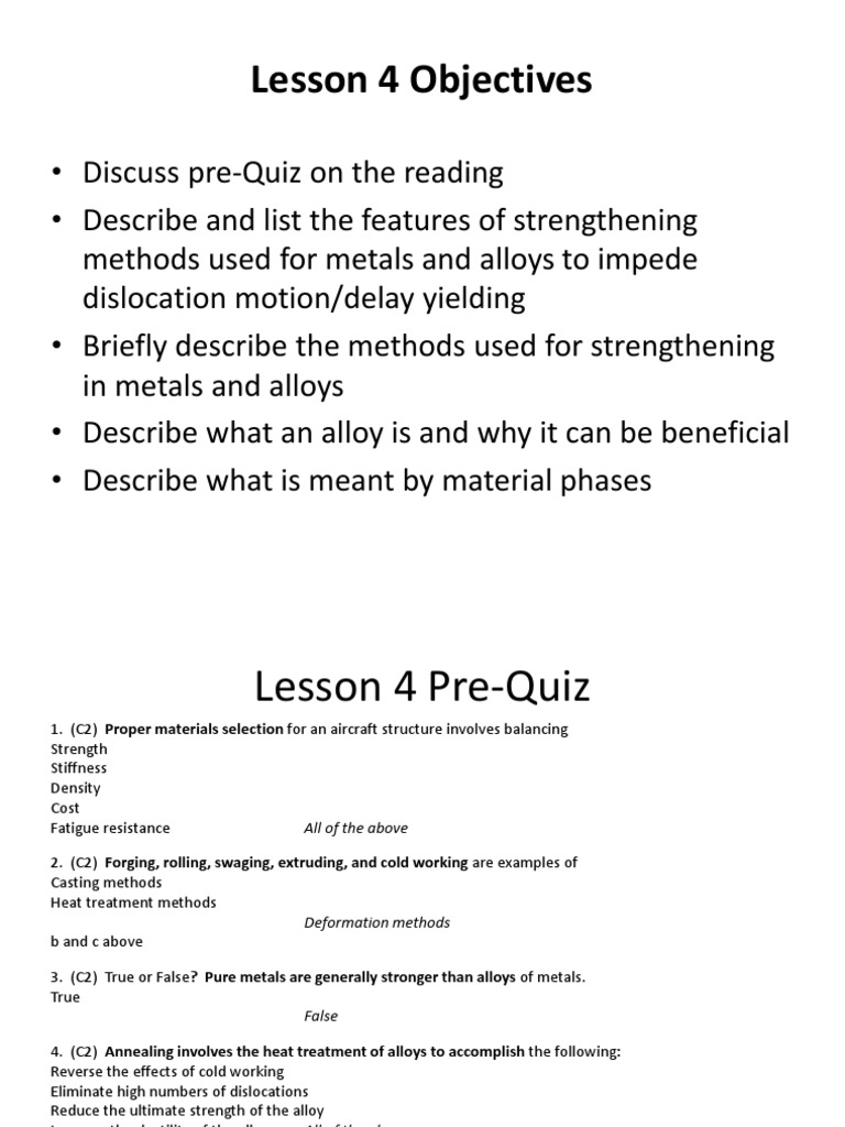 Material Science Notes 45 PDF Dislocation Alloy