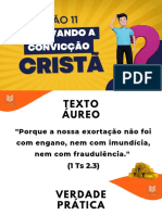 Slide Li o 11 Cultivando A Convic o Crist Texto Ureo1