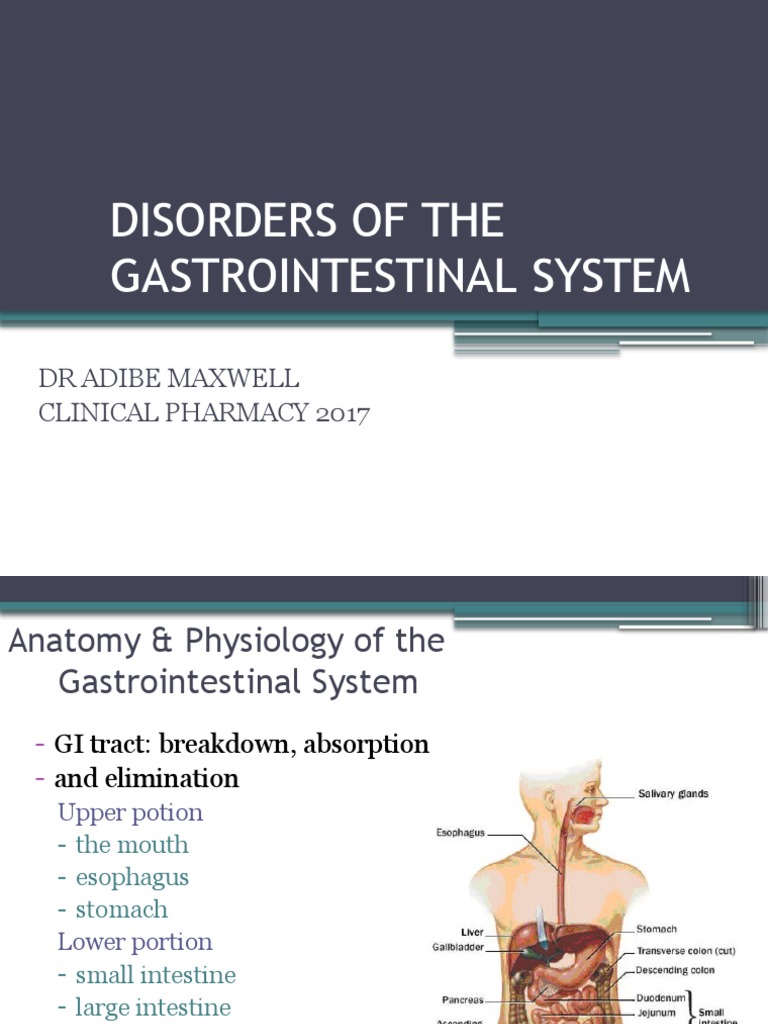 GIT Disordeer Dentist PDF Gastroesophageal Reflux Disease Esophagus