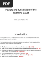 Jurisdiction of The Supreme Court