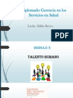 Diplomado Gerencia en Los Servicios en Salud 2 MODULO, 1 CLASE TALENTO HUMANO