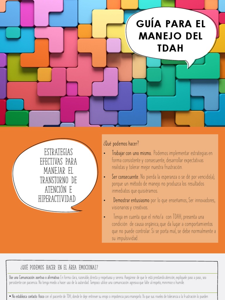 Guia De Manejo Del Tdah Descargar Gratis Pdf Desorden Hiperactivo Y