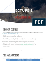 Lecture 3 Feb-01 - Macronutrients