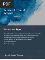 Types of Deviance in Sociology Explained | PDF | Deviance (Sociology ...