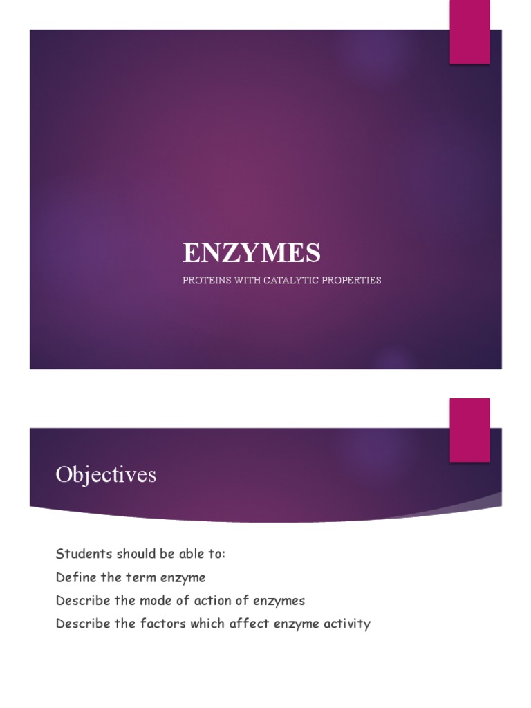 Understanding Enzymes and Their Functions | PDF | Enzyme | Active Site