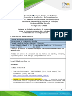 Guía de Actividades y Rúbrica de Evaluación - Unidad 1 - Fase 1 - Reconocimiento Del Crecimiento Sustentable de Una Organización