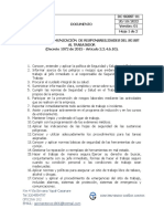 Asignación Al Trabajador de Responsabilidades Del SGSST