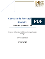 Contrato de Prestación de Servicios - 2250323 U POLITECNICA M DE HIDALGO 290323