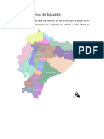 División Política de Ecuador