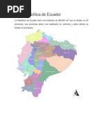 División política de Ecuador