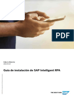 Guía de Instalación de SAP Intelligent RPA