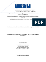 Relatório Do Seminário - Impactos Socioambientais Da Energia Eolica No Semiarido Potigar