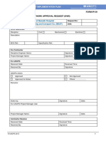 Work Approval Request-Form