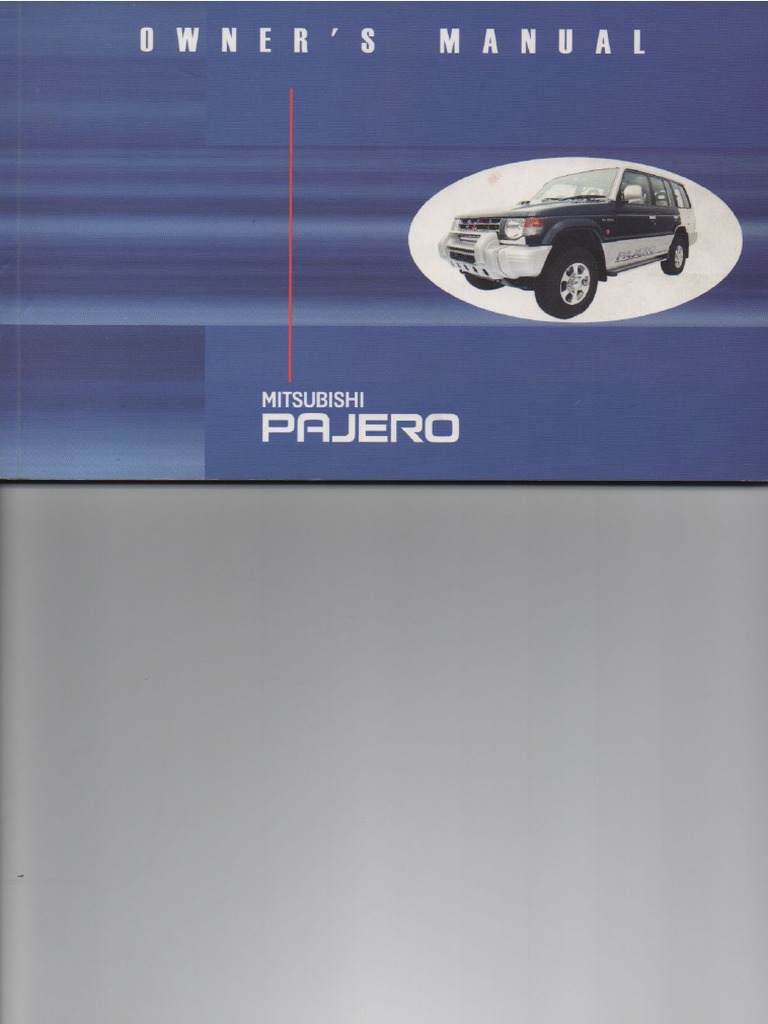 PAJERO REPAIR MANUAL PDF FREE DOWNLOAD visual data 4