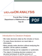 Decision Analysis