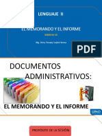 S10 - El Memorando y El Informe