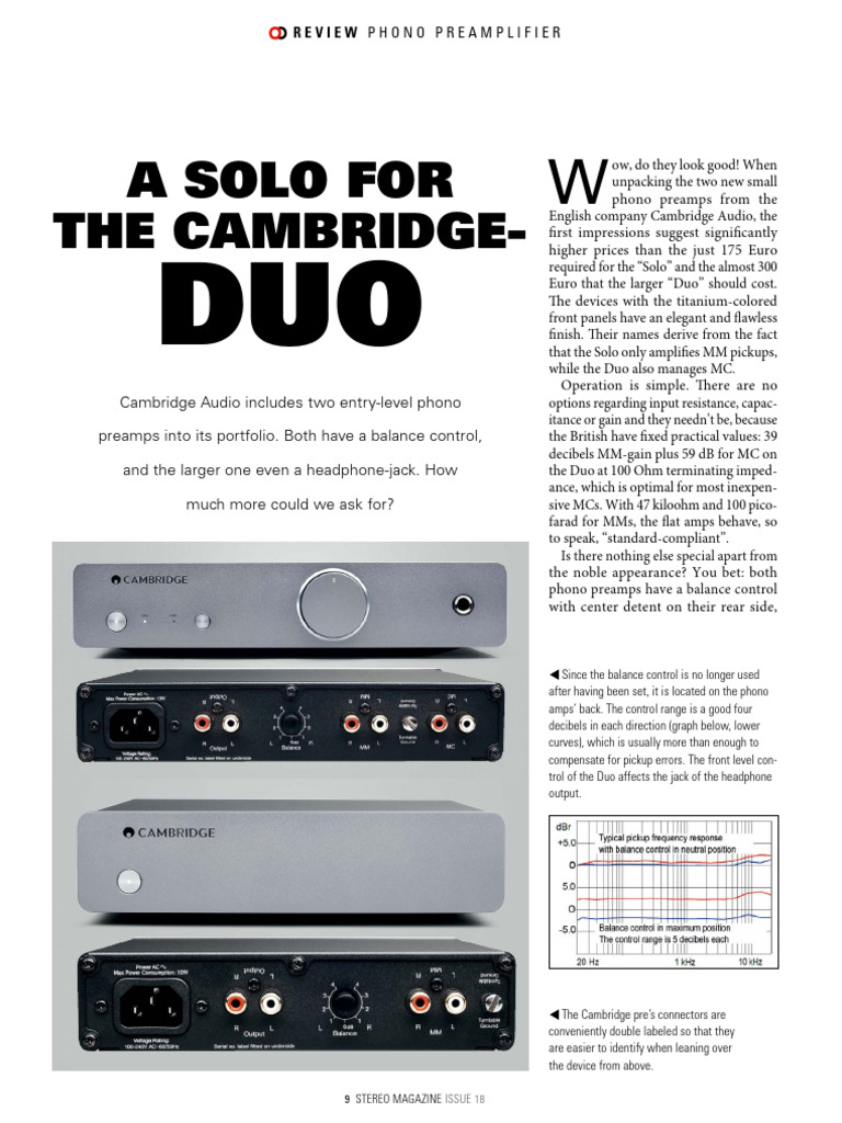 009 011 STI 18 Review Preamps PDF Headphones Amplifier