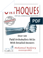 Orthobullets Paid MCQ