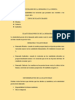 Las Elasticidades de La Demanda y La Oferta