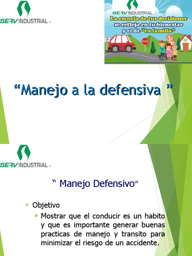 Manejo Defensivo | PDF | Accidente de tráfico | Transporte