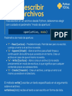 3.1 Crear y Escribir Archivos