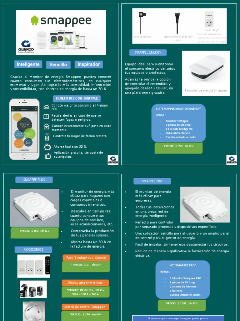Catalogo Smappee | PDF | Electricidad | Informática