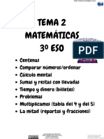 Tema 2 Matematicas 3ESO