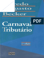 Livro - Carnaval TRIB - Alfredo Augusto Becker