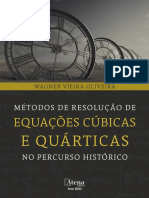 Metodos de Resolucao de Equacoes Cubicas e Quarticas No Percusso Historico