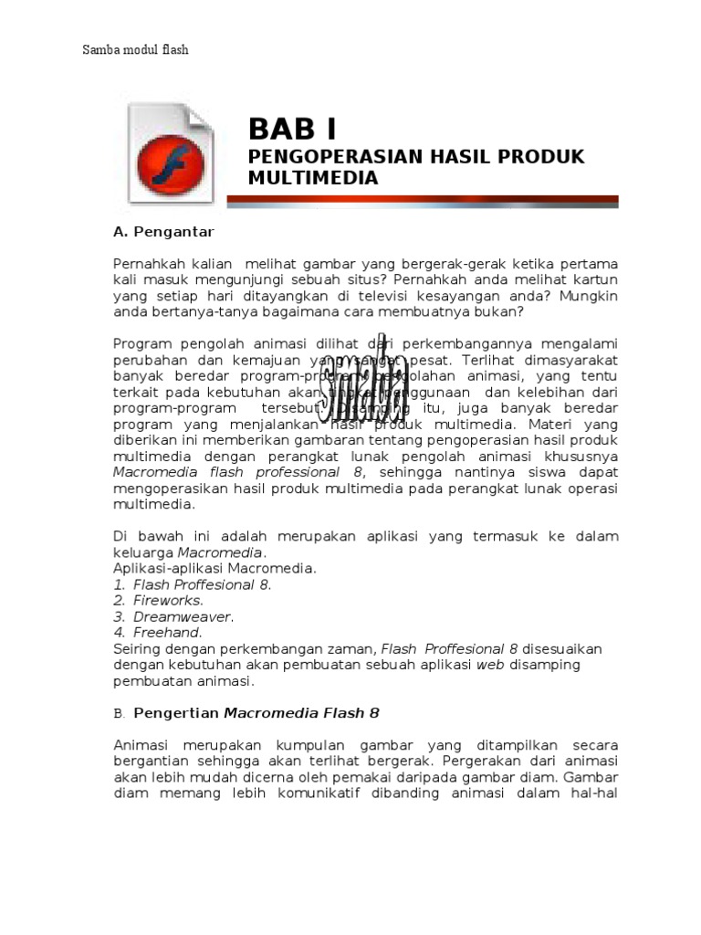 Modul Flash 8 Part1