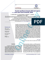 Assessment of Well Water Quality in Tsunami Affected Regions of South East Cost Kerala