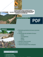 Análise Metodológica de Estudos Referentes A Eventos de Movimentos de Massa e Erosão Ocorridos Na Região Nordeste Do Brasil