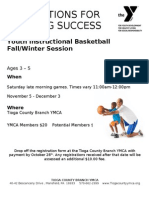 Instr. Bball Class Winter 2011-12 Flyer Ages 3 To 7 Yrs