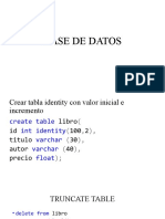 Base de Datos