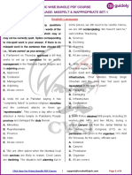 Topic Wise Bundle PDF Course English Language-Misspelt & Inappropriate Set-1