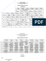 Schedule of Classes - Editable 