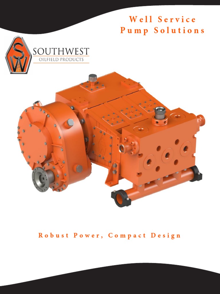 Well Service Pump Brochure v8 | PDF