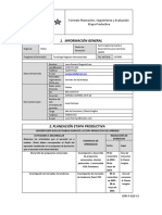 Formato de Planeacion, Seguimiento y Evaluacion Etapa Productiva Momento 1