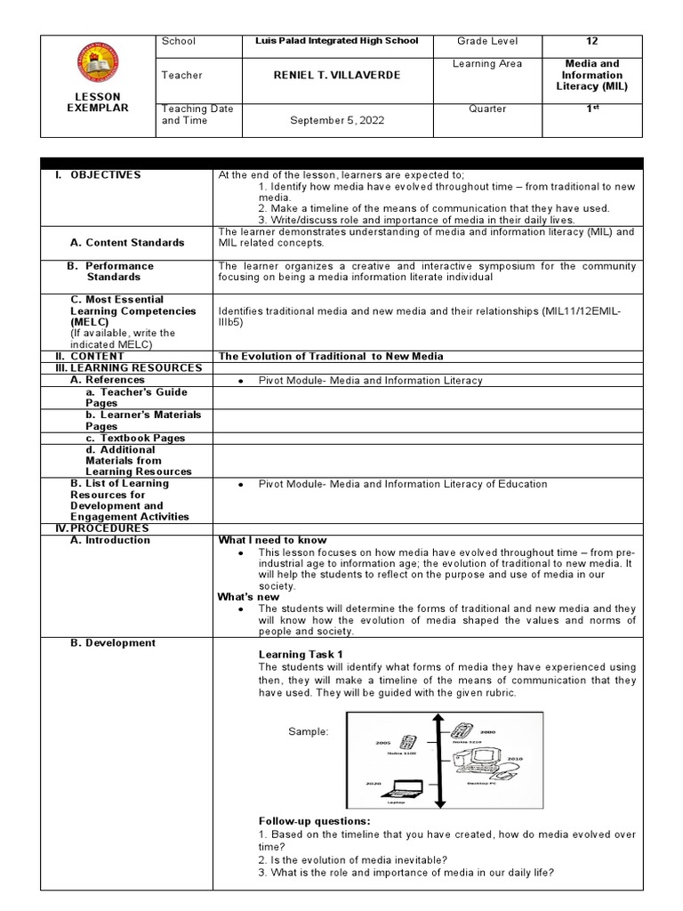 Dlp week 2 mil pdf information age learning
