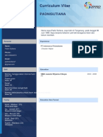 Curriculum Vitae: Padnisutiana