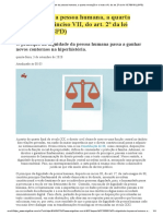 A Dignidade Da Pessoa Humana, A Quarta Revolução e o Inciso VII, Do Art. 2º Da Lei 13.709 - 18 (LGPD)