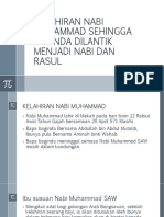 KELAHIRAN NABI MUHAMMMAD SEHINGGA BAGINDA DILANTIK MENJADI NABI (Autosaved)