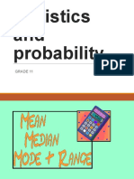 Measures of Central Tendency (Ungrouped Data)