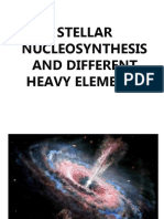 Physical Science - Stellar Nucelosysnthesis
