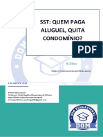 Artigo 033 - SST - QUEM PAGA ALUGUEL - QUITA CONDOMÍNIO - 20230802