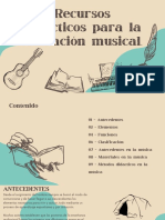 Recursos Didacticos para La Educacion Musical