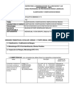 Guia Evaluativa Semana N. 3 y 4. Clasificación y Codificación de Riesgo