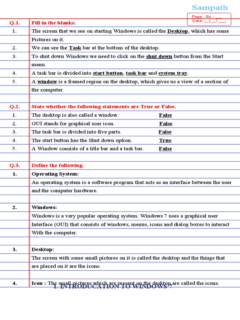 5 Class Notes Pdf Graphical User Interfaces Window Computing
