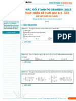 (Ngọc Huyền LB) Phác Đồ Toán 10 Season 2023 - Thực Chiến Đề Cuối HKI Số 1 (Bộ KNTT) (Handout)